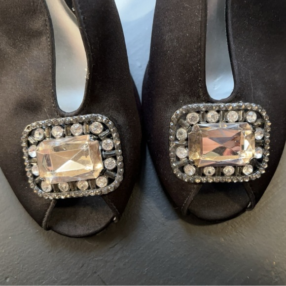 Karen Scott Jeweled Mule Heels - Picture 2 of 6